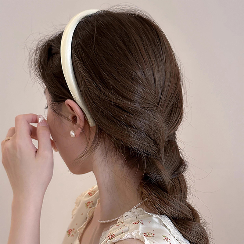 Vintage solide couleur crème b - Hair Care Women avis et prix