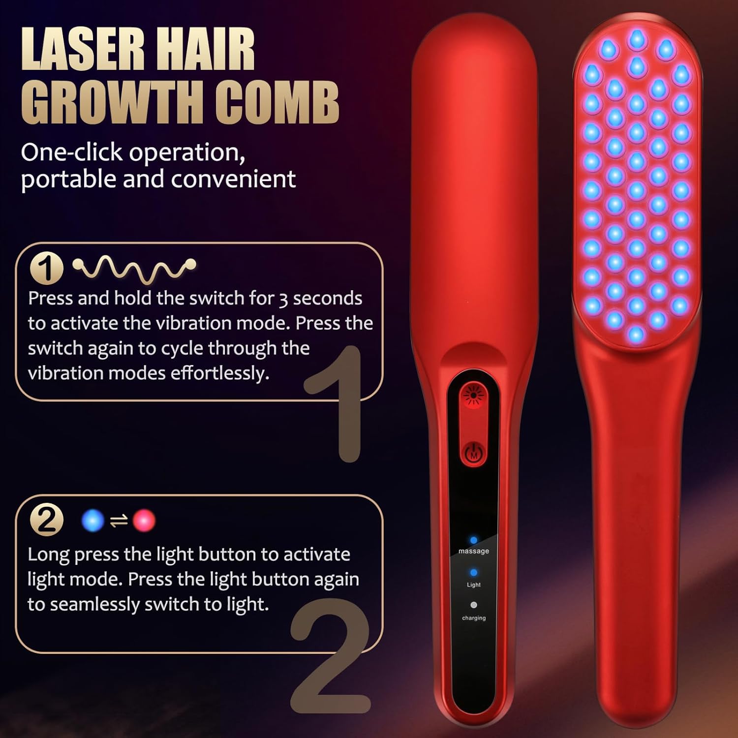 Peigne laser pour la croissanc - Hair Care Nutrition avis et prix