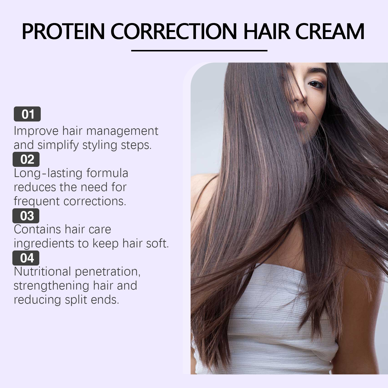 Crème lissante pour cheveux à  - Hair Care Nutrition avis et prix