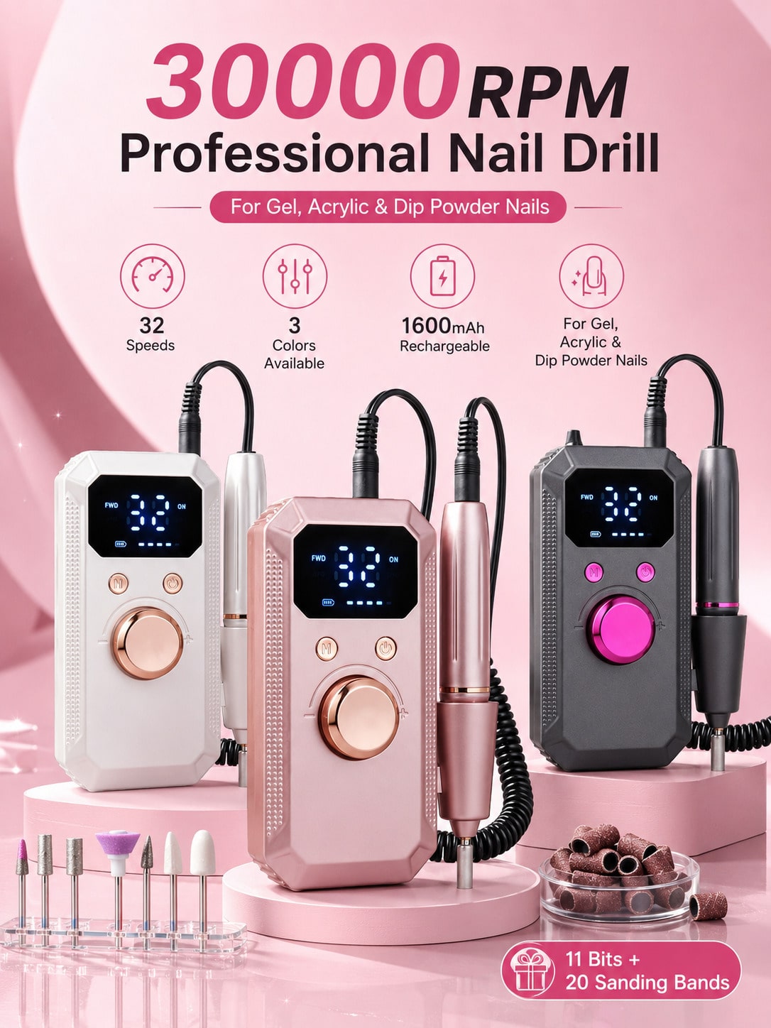 Perceuse à ongles électrique s - Hair Care Set avis et prix