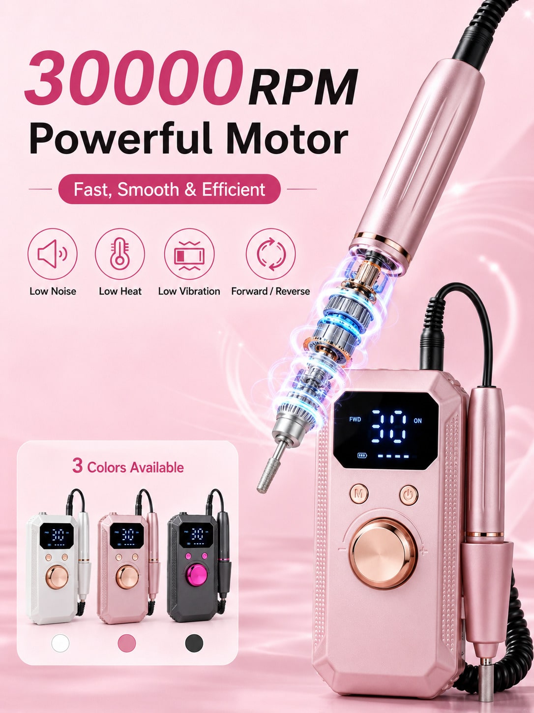 Perceuse à ongles électrique s - Hair Care Set avis et prix